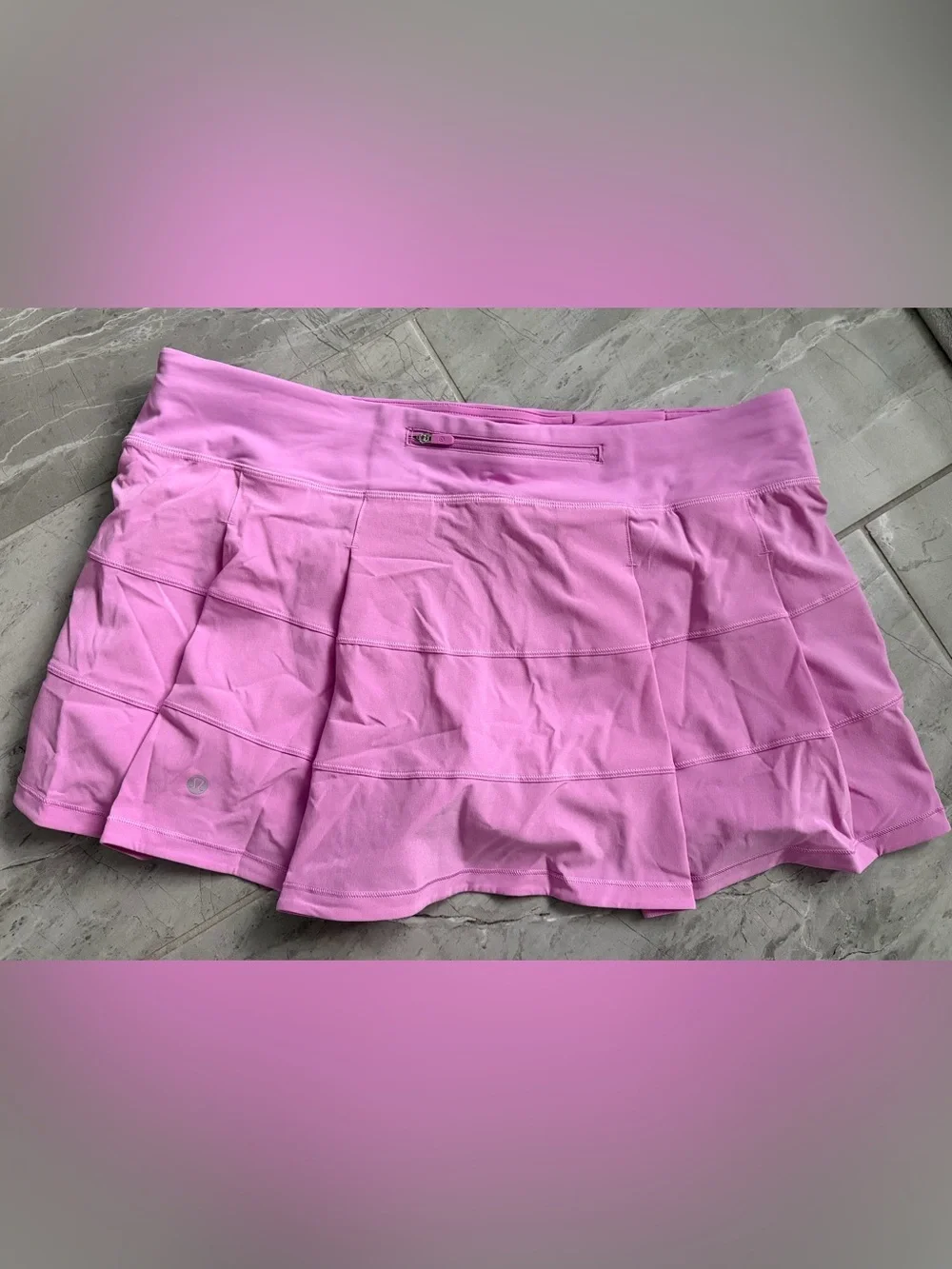lululemon athletica Pink Pleated Athletic Mini Skirt